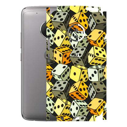 Motorola Phone Skins (All Models) - Dices Of Life - 3D Embossed Finish (L-04) Motorola Moto G5 Plus