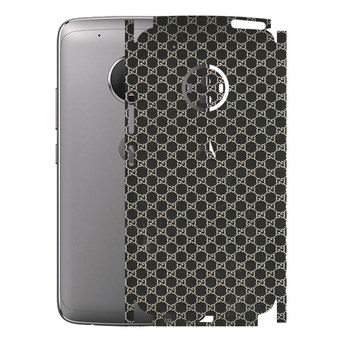 Motorola Phone Skins (All Models) - Black G Print - 3D Embossed Finish (L-109) Motorola Moto G5 Plus