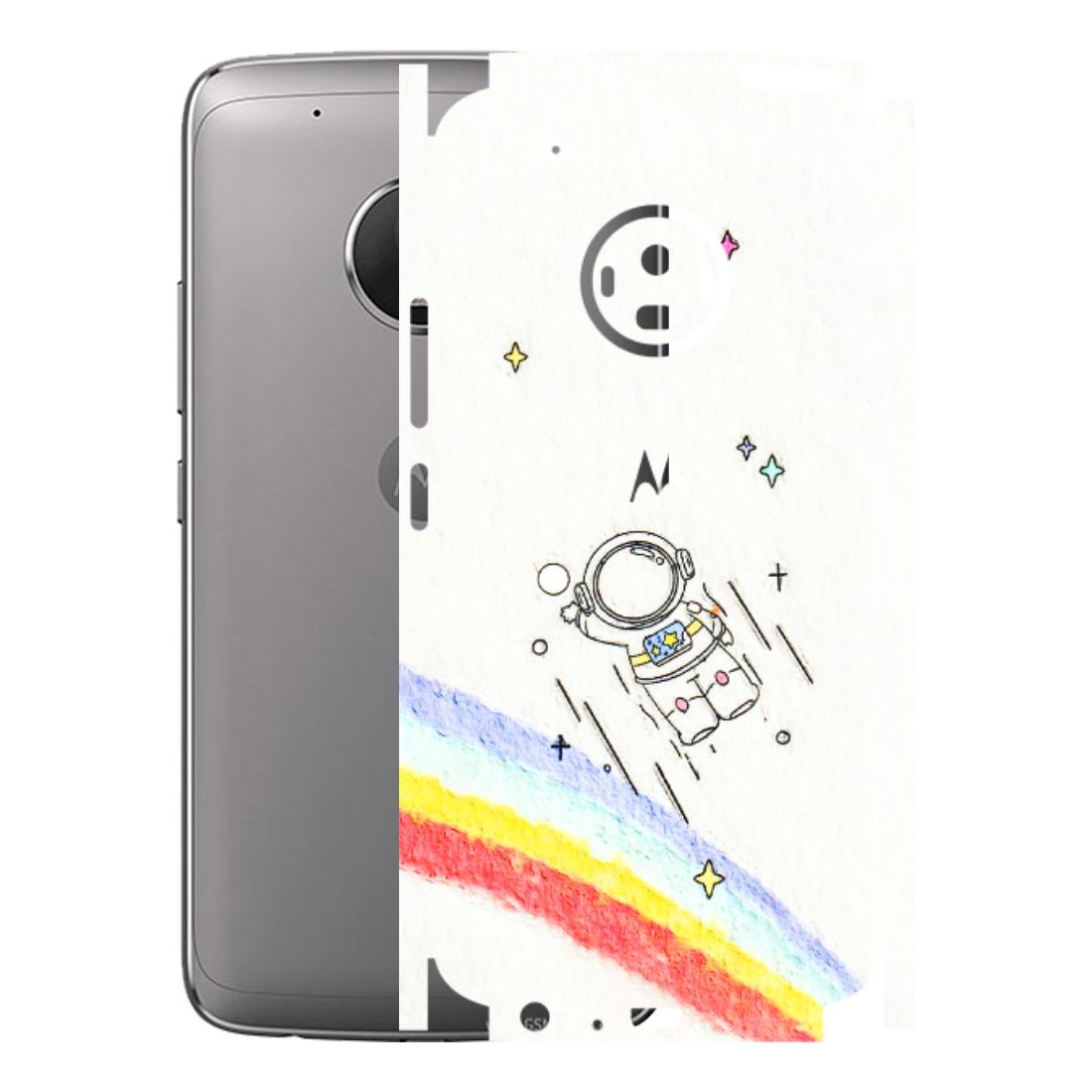 Motorola Phone Skins (All Models) - Milkyway Astronaut - 3D Embossed Finish (L-110) Motorola Moto G5 Plus