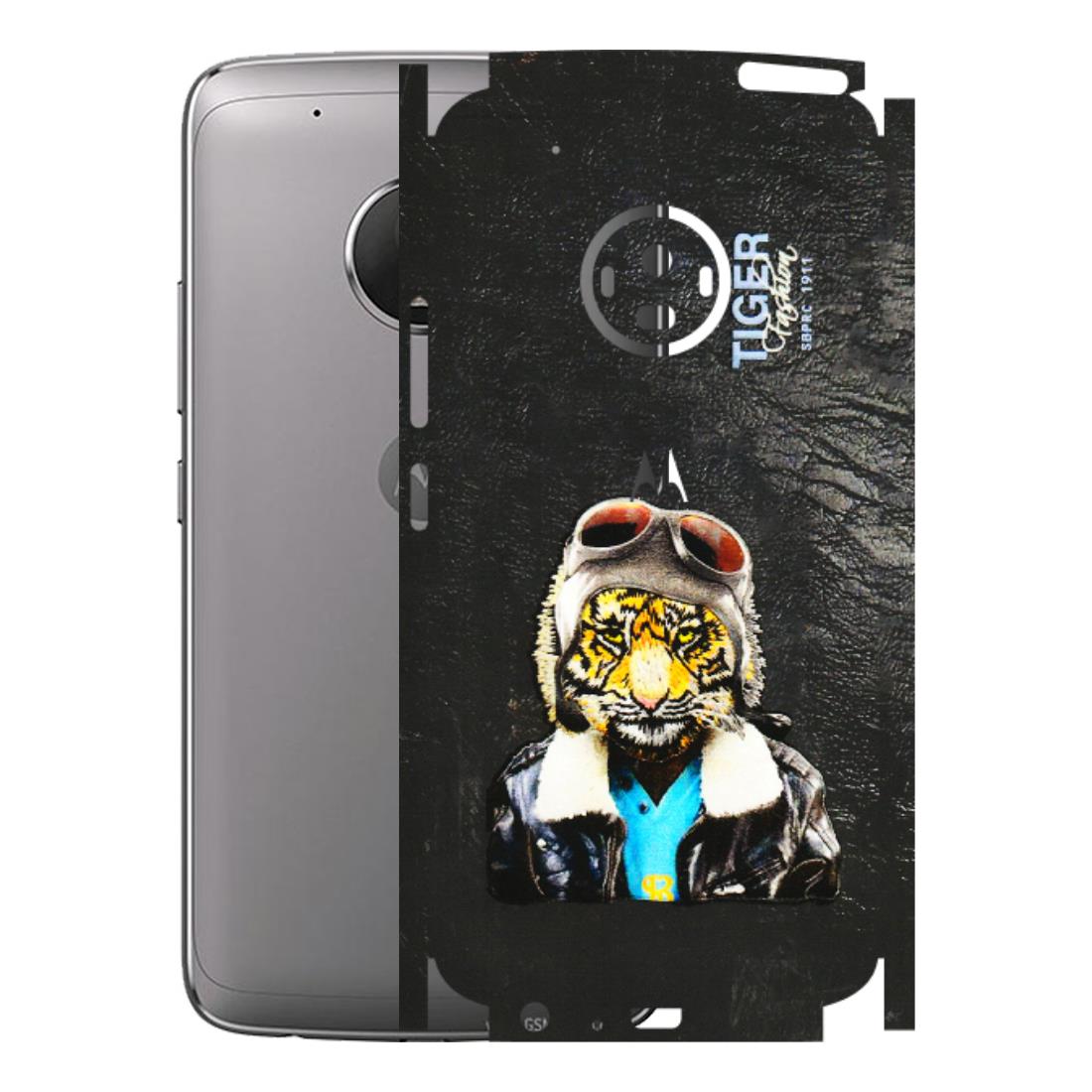 Motorola Phone Skins (All Models) - Rider Tiger - 3D Embossed Finish (L-113) Motorola Moto G5 Plus