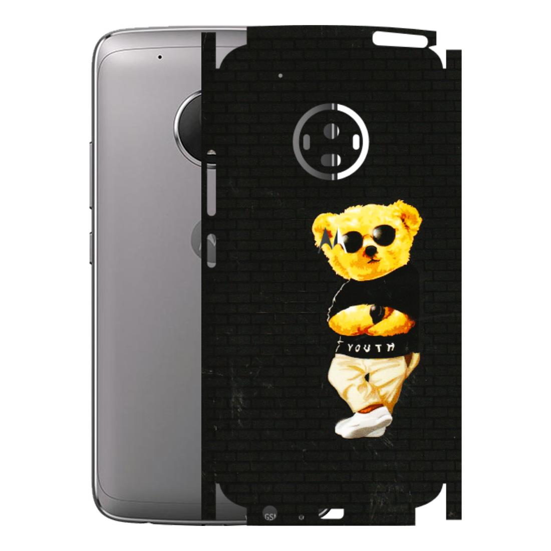 Motorola Phone Skins (All Models) - Classy Teddy Bear - 3D Embossed Finish (L-116) Motorola Moto G5 Plus