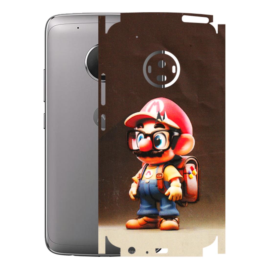 Motorola Phone Skins (All Models) - Little Mario - 3D Embossed Finish (L-119) Motorola Moto G5 Plus