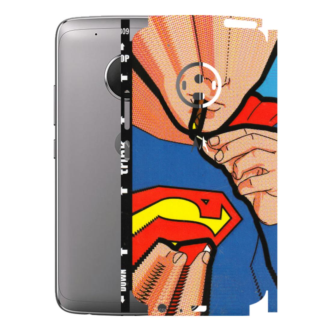 Motorola Phone Skins (All Models) - Superman Sutta - 3D Embossed Finish (L-130) Motorola Moto G5 Plus