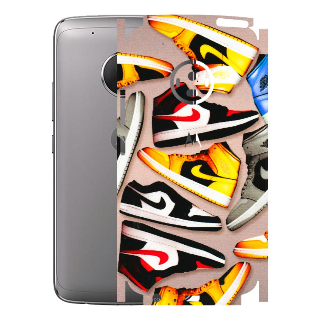 Motorola Phone Skins (All Models) - Sneaker Lover - 3D Embossed Finish (L-135) Motorola Moto G5 Plus