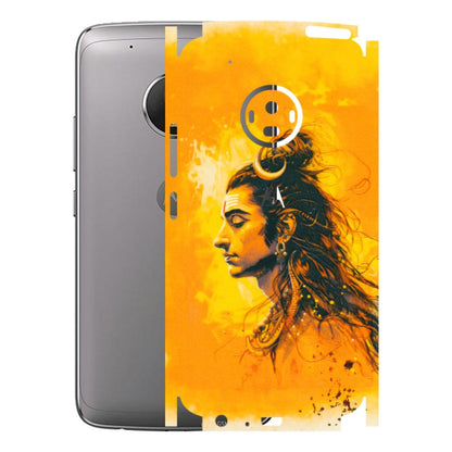 Motorola Phone Skins (All Models) - Shiv Shakti - 3D Embossed Finish (L-14) Motorola Moto G5 Plus