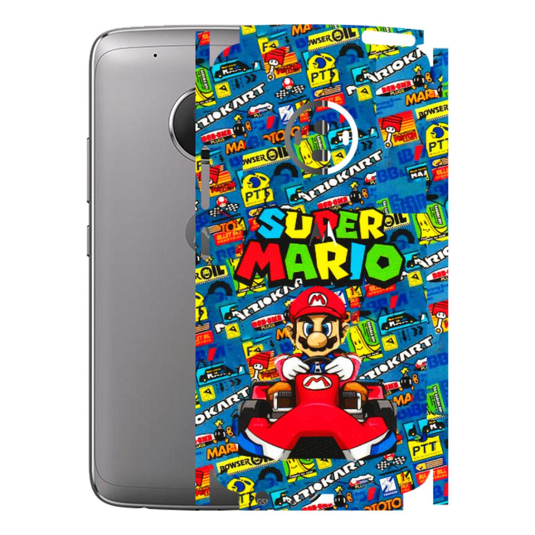 Motorola Phone Skins (All Models) - Super Mario Kart - 3D Embossed Finish (L-140) Motorola Moto G5 Plus