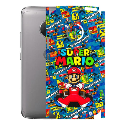 Motorola Phone Skins (All Models) - Super Mario Kart - 3D Embossed Finish (L-140) Motorola Moto G5 Plus