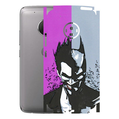 Motorola Phone Skins (All Models) - Batman & Joker - 3D Embossed Finish (L-143) Motorola Moto G5 Plus