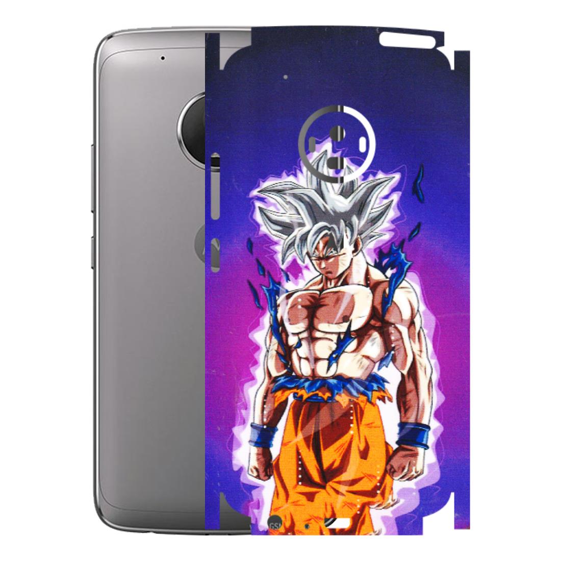 Motorola Phone Skins (All Models) - Goku Purple Anime - 3D Embossed Finish (L-147) Motorola Moto G5 Plus