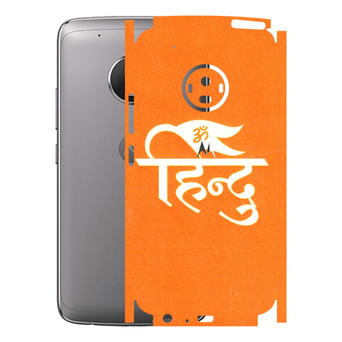 Motorola Phone Skins (All Models) - Hindu Kesari - 3D Embossed Finish (L-154) Motorola Moto G5 Plus
