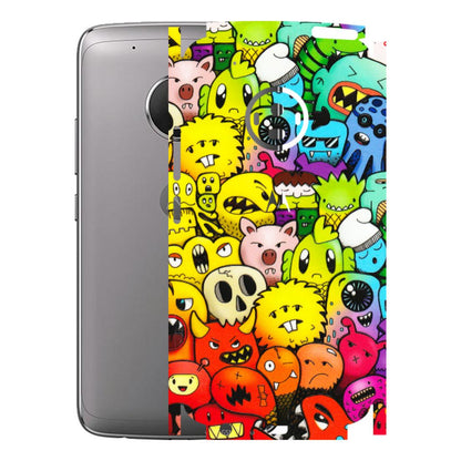 Motorola Phone Skins (All Models) - Angry Funkies - 3D Embossed Finish (L-169) Motorola Moto G5 Plus