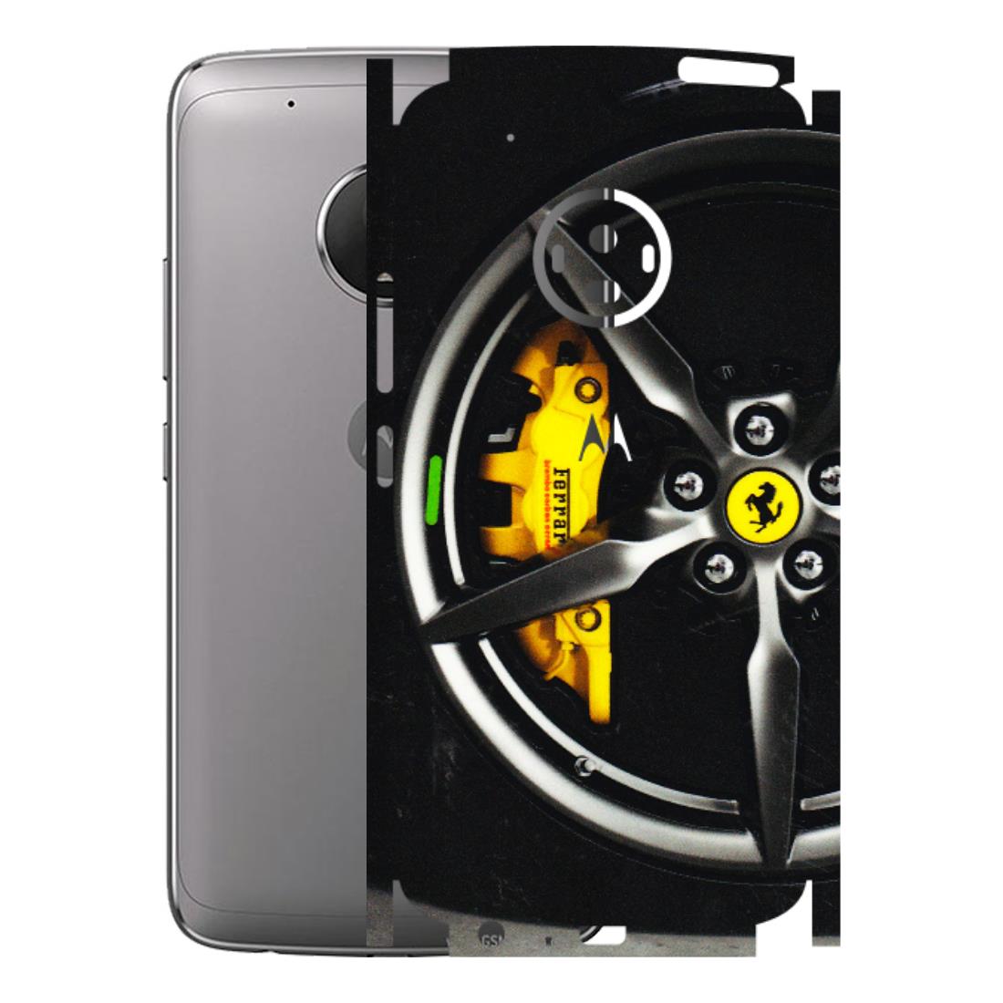 Motorola Phone Skins (All Models) - Ferrari Wheel Alloy - 3D Embossed Finish (L-173) Motorola Moto G5 Plus
