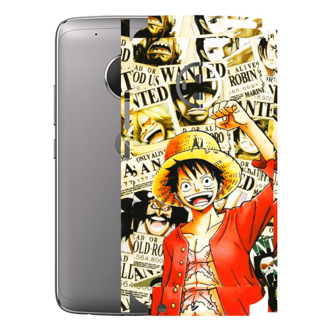 Motorola Phone Skins (All Models) - Luffy Anime - 3D Embossed Finish (L-177) Motorola Moto G5 Plus