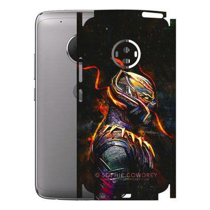 Motorola Phone Skins (All Models) - Black Panther - 3D Embossed Finish (L-190) Motorola Moto G5 Plus