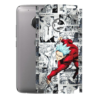 Motorola Phone Skins (All Models) - Anime Comic - 3D Embossed Finish (L-192) Motorola Moto G5 Plus