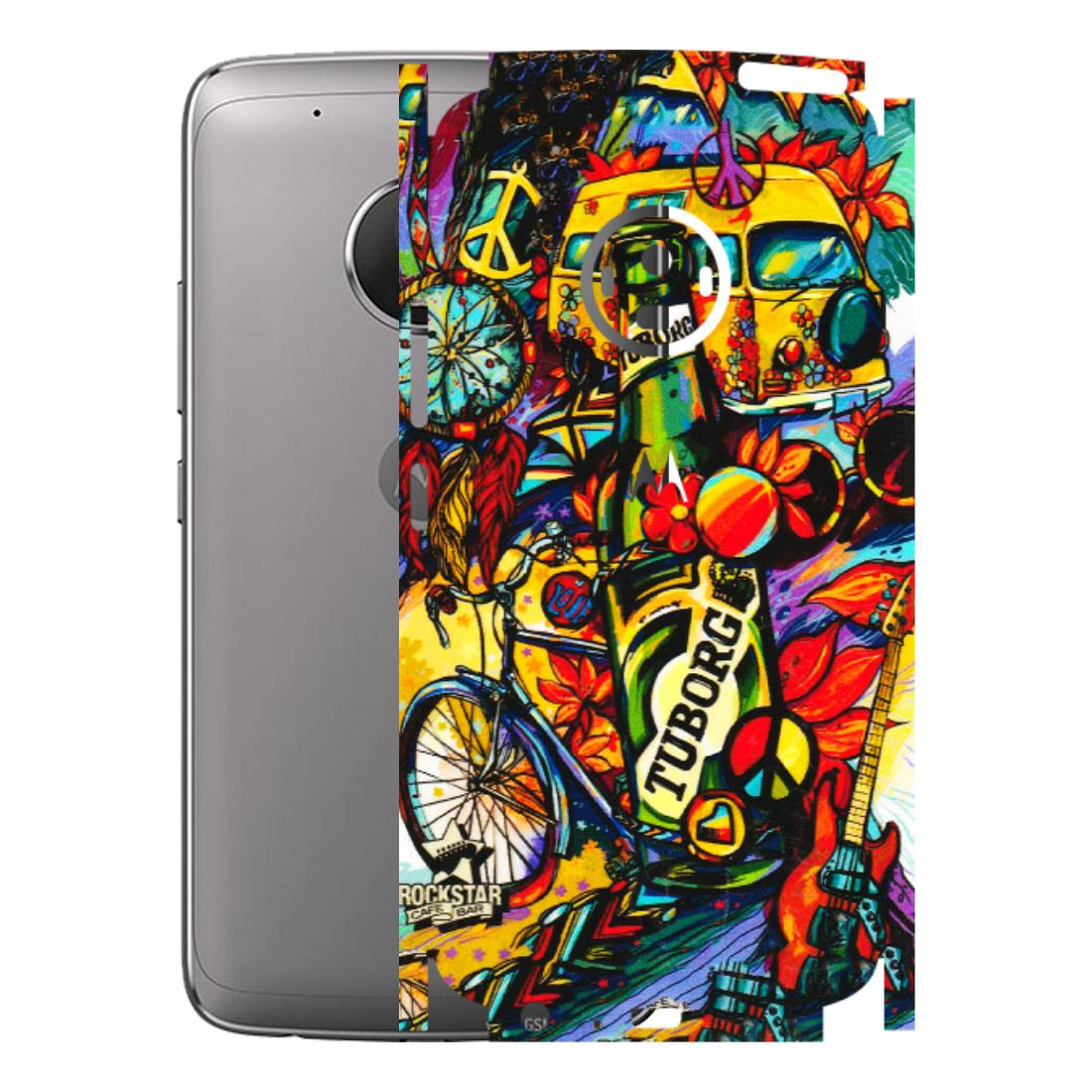 Motorola Phone Skins (All Models) - Cool Beer Bottle - 3D Embossed Finish (L-193) Motorola Moto G5 Plus