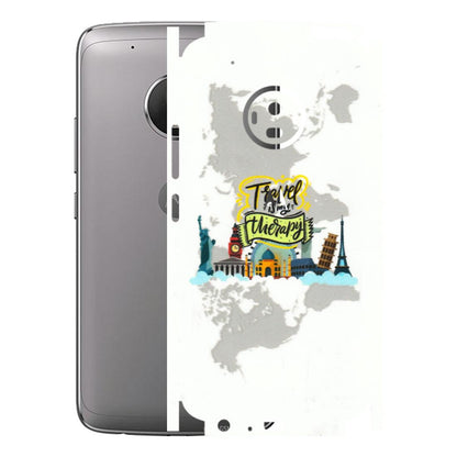 Motorola Phone Skins (All Models) - Travel Therapy - 3D Embossed Finish (L-199) Motorola Moto G5 Plus