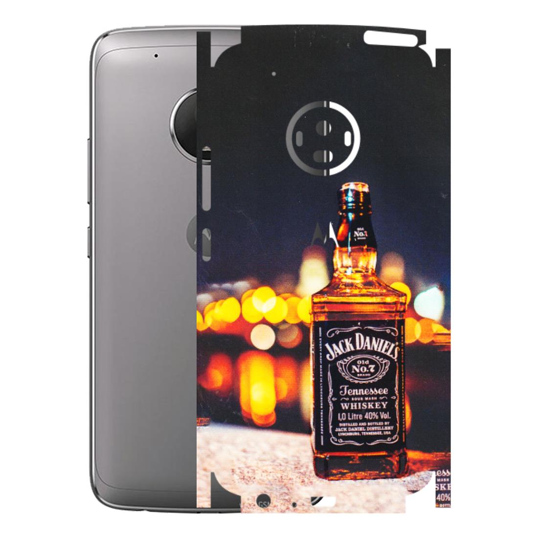 Motorola Phone Skins (All Models) - JD Whiskey Bottle - 3D Embossed Finish (L-20) Motorola Moto G5 Plus