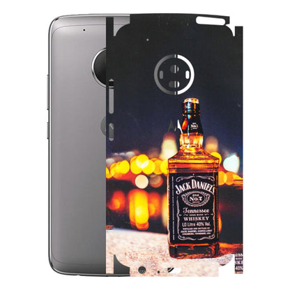 Motorola Phone Skins (All Models) - JD Whiskey Bottle - 3D Embossed Finish (L-20) Motorola Moto G5 Plus