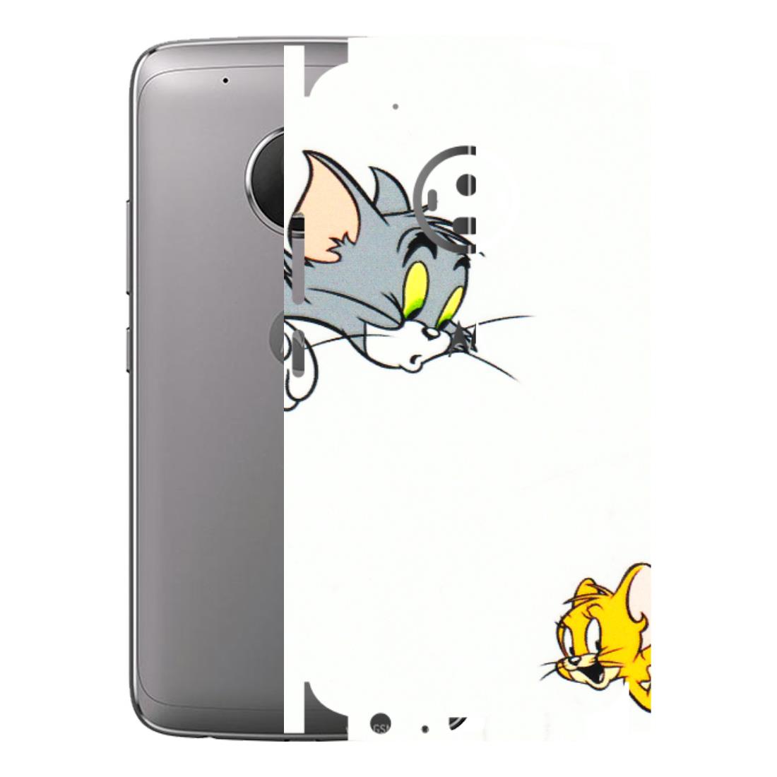 Motorola Phone Skins (All Models) - Cute Tom And Jerry - 3D Embossed Finish (L-220) Motorola Moto G5 Plus
