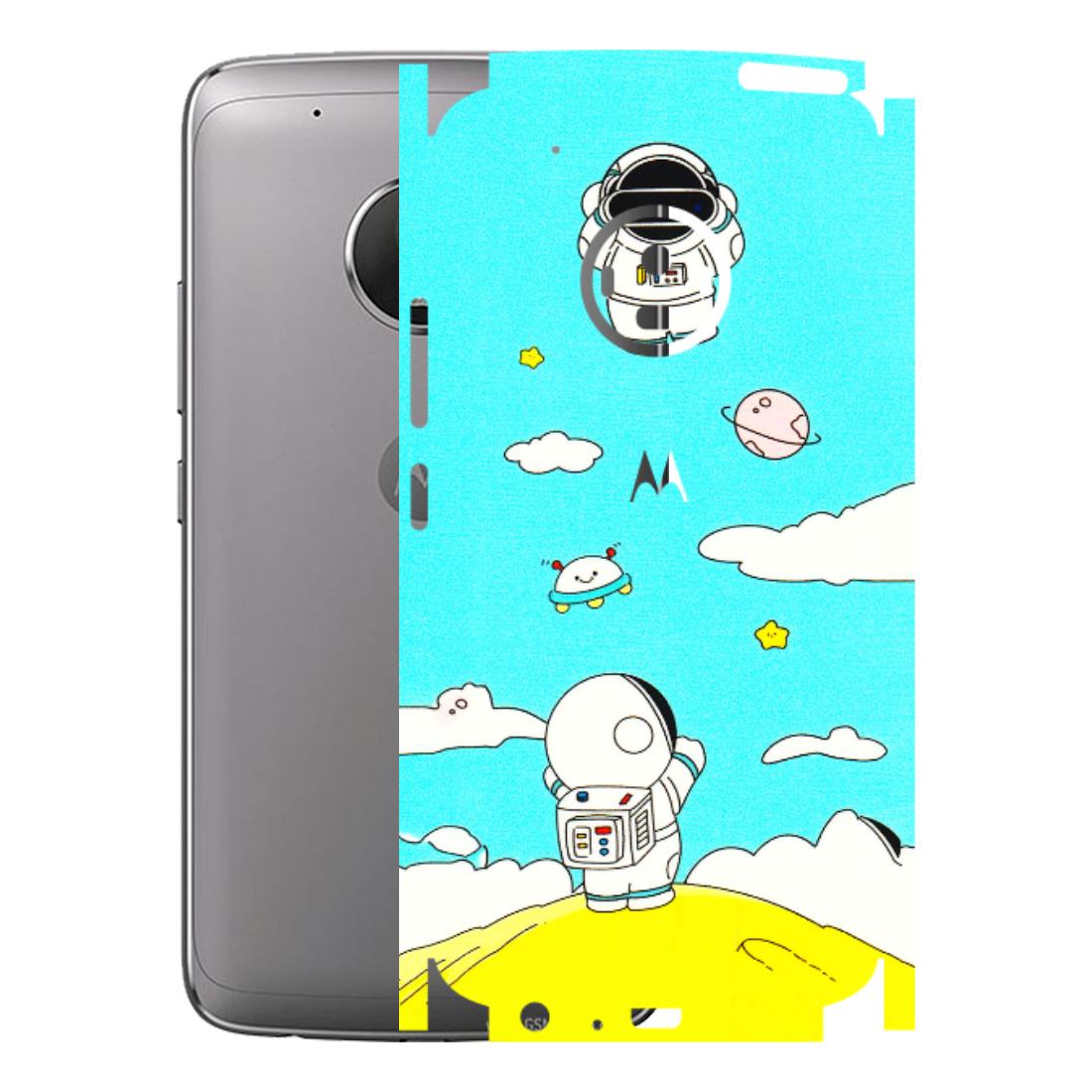 Motorola Phone Skins (All Models) - Blue Skies Astro Float - 3D Embossed Finish (L-230) Motorola Moto G5 Plus