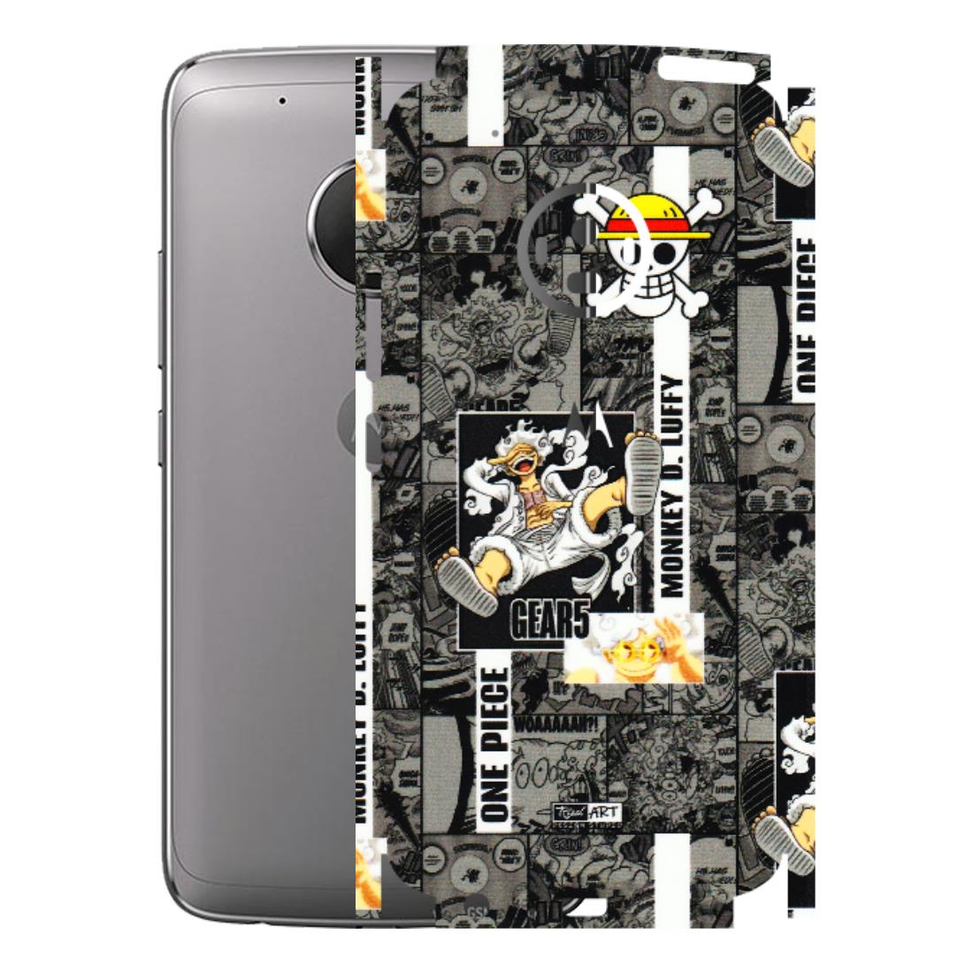 Motorola Phone Skins (All Models) - Cuffy Anime MonkeyCamic - 3D Embossed Finish (L-242) Motorola Moto G5 Plus
