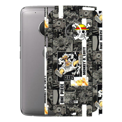Motorola Phone Skins (All Models) - Cuffy Anime MonkeyCamic - 3D Embossed Finish (L-242) Motorola Moto G5 Plus