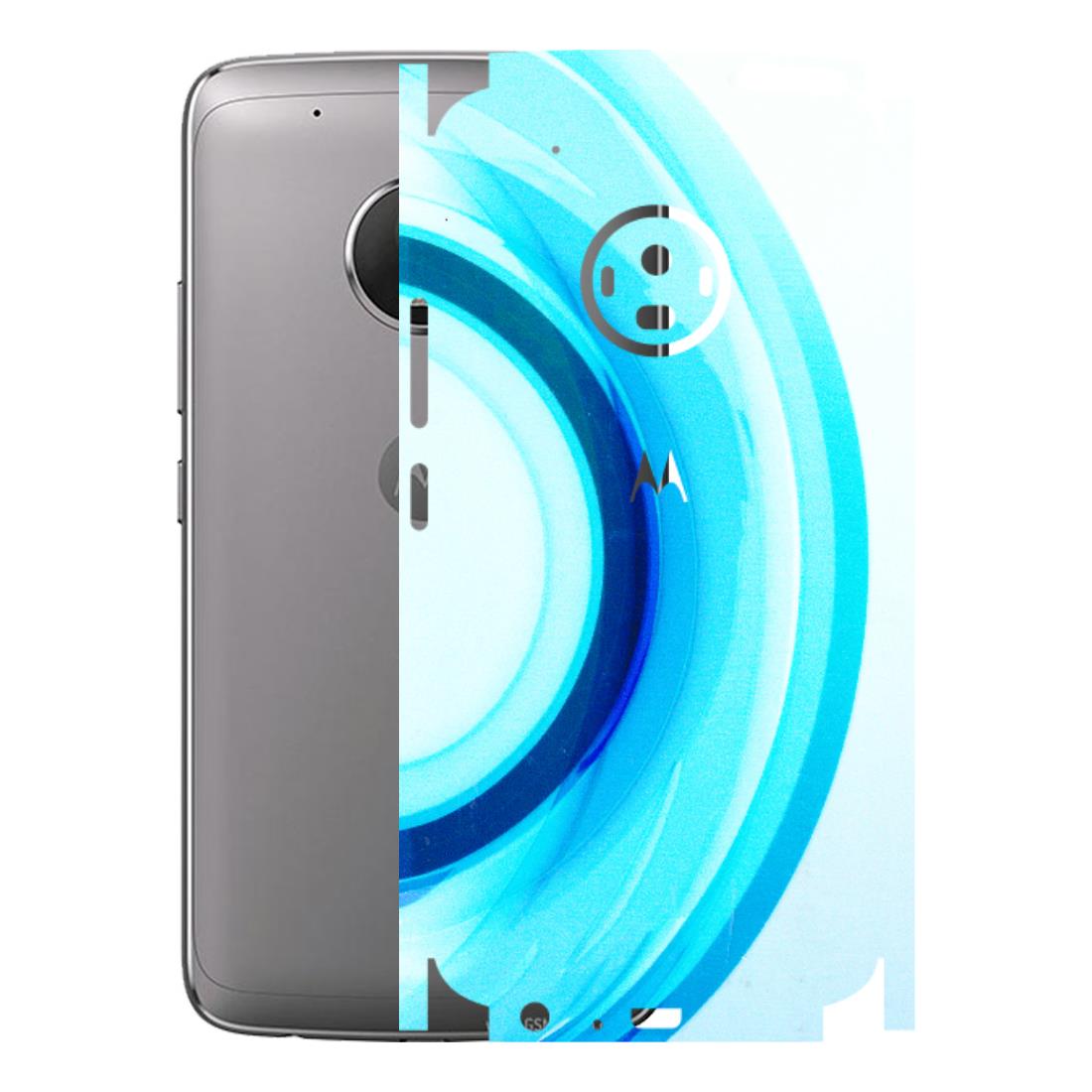 Motorola Phone Skins (All Models) - The Blue Curve - 3D Embossed Finish (L-244) Motorola Moto G5 Plus