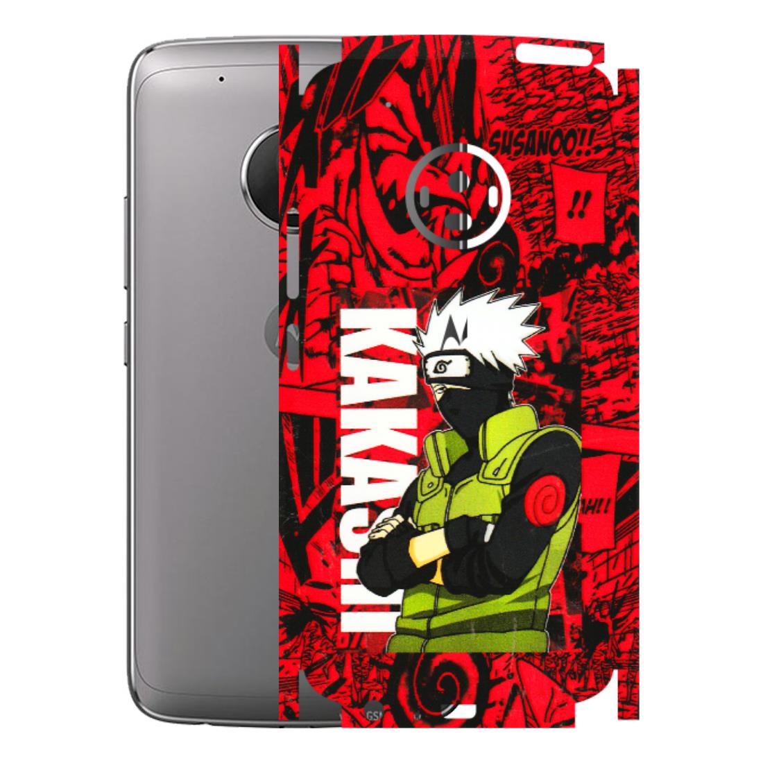 Motorola Phone Skins (All Models) - Kakashi Red Anime - 3D Embossed Finish (L-251) Motorola Moto G5 Plus