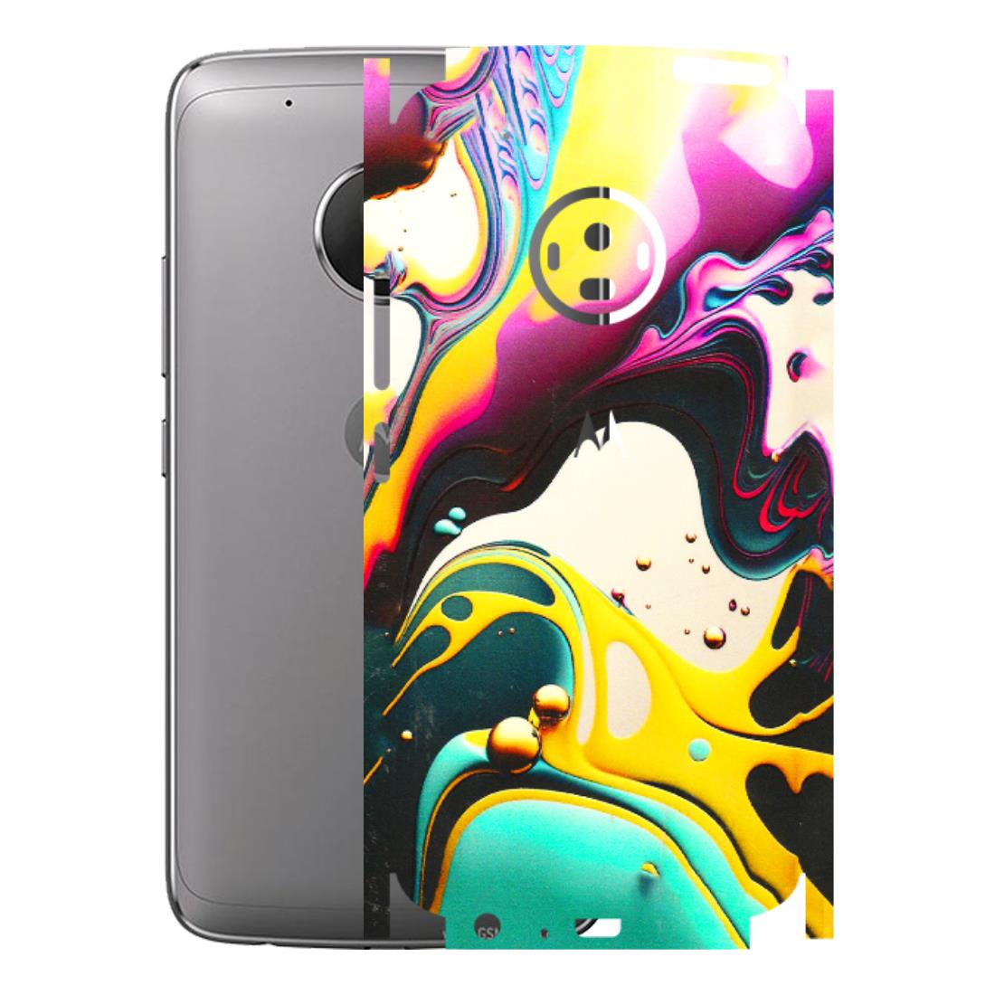 Motorola Phone Skins (All Models) - Multicolor Abstract pattern - 3D Embossed Finish (L-254) Motorola Moto G5 Plus