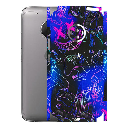 Motorola Phone Skins (All Models) - Gamers Paradise - 3D Embossed Finish (L-258) Motorola Moto G5 Plus