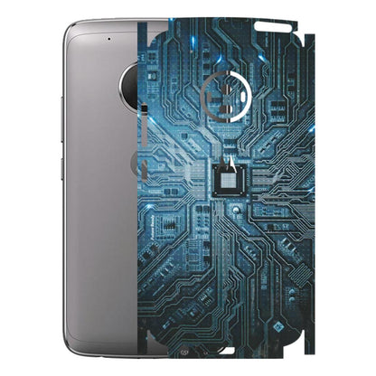 Motorola Phone Skins (All Models) - Original Circuit - 3D Embossed Finish (L-267) Motorola Moto G5 Plus