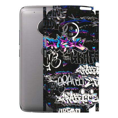 Motorola Phone Skins (All Models) - Graffiti Killer - 3D Embossed Finish (L-274) Motorola Moto G5 Plus