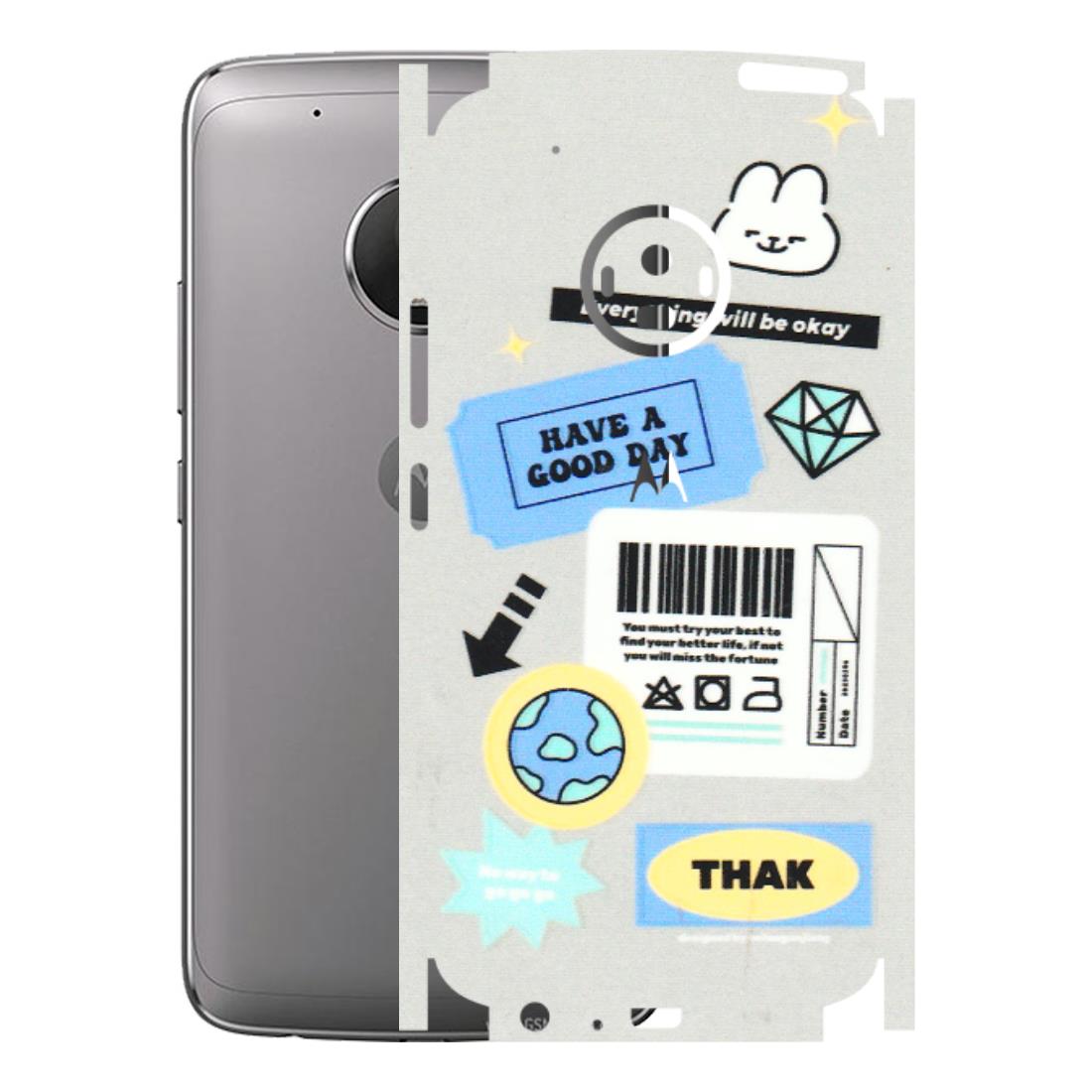 Motorola Phone Skins (All Models) - Will Be Okay Design - 3D Embossed Finish (L-316) Motorola Moto G5 Plus