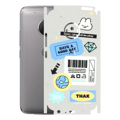 Motorola Phone Skins (All Models) - Will Be Okay Design - 3D Embossed Finish (L-316) Motorola Moto G5 Plus