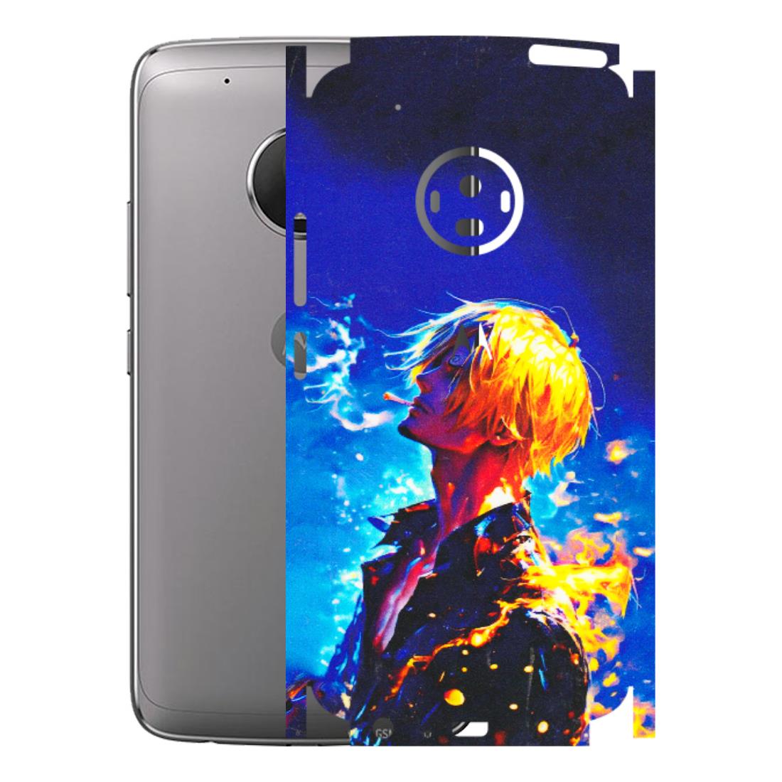 Motorola Phone Skins (All Models) - Sanji Vinsmoke One Piece - 3D Embossed Finish (L-319) Motorola Moto G5 Plus