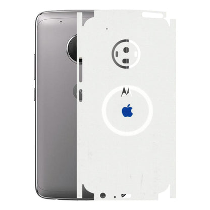 Motorola Phone Skins (All Models) - iPhone Magsafe Logo - 3D Embossed Finish (L-320) Motorola Moto G5 Plus
