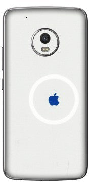 Motorola Phone Skins (All Models) - iPhone Magsafe Logo - 3D Embossed Finish (L-320) Motorola Moto G5 Plus