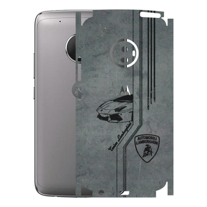 Motorola Phone Skins (All Models) - New Lamborgini Aventador - 3D Embossed Finish (L-321) Motorola Moto G5 Plus