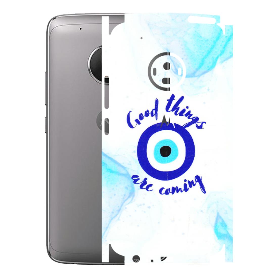 Motorola Phone Skins (All Models) - Evil Eye Good Things Are Coming - 3D Embossed Finish (L-322) Motorola Moto G5 Plus