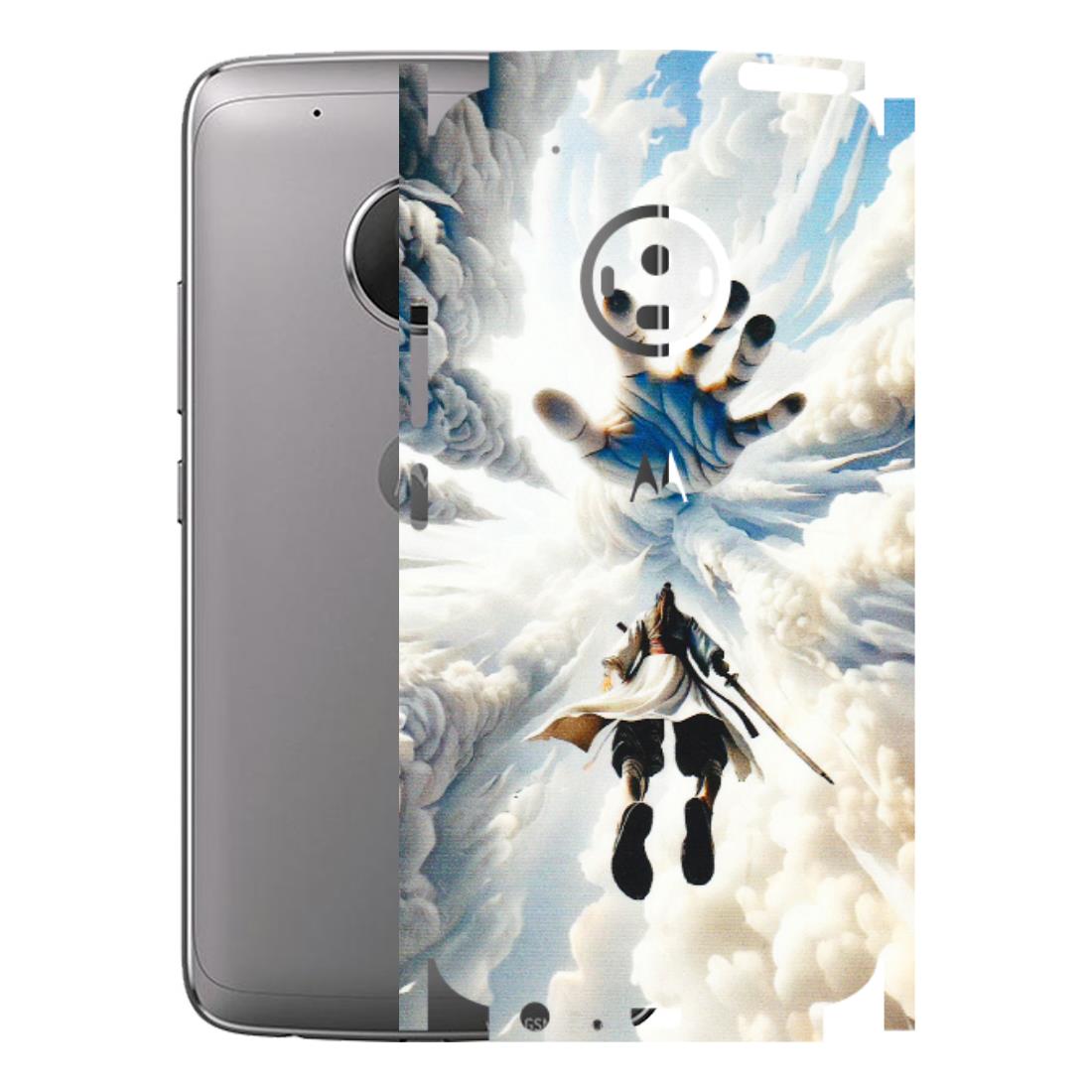 Motorola Phone Skins (All Models) - Big Hand With Monkey King - 3D Embossed Finish (L-323) Motorola Moto G5 Plus