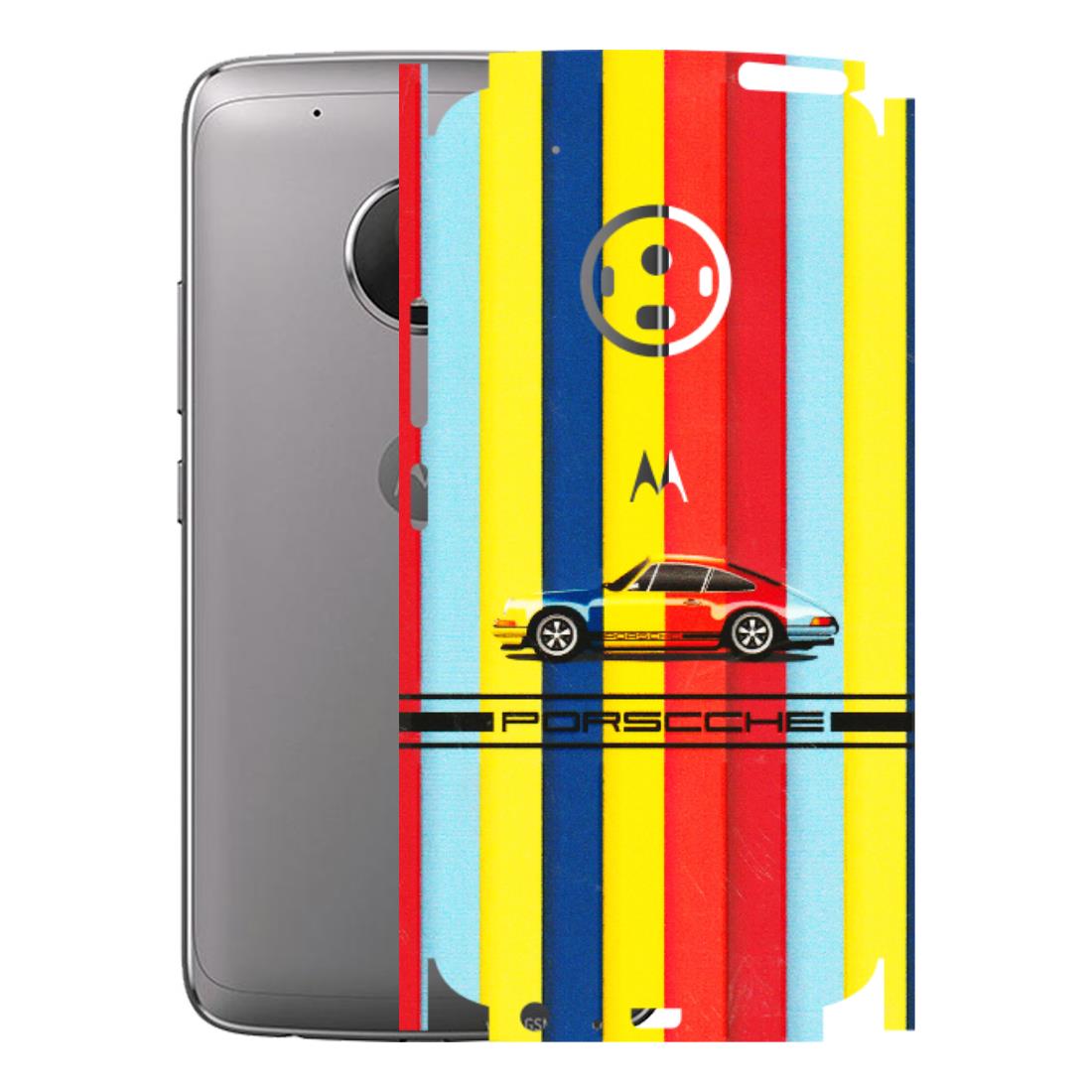 Motorola Phone Skins (All Models) - Multicolour Porche - 3D Embossed Finish (L-39) Motorola Moto G5 Plus