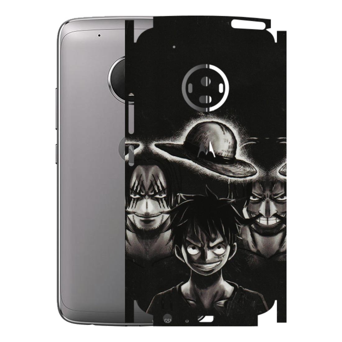 Motorola Phone Skins (All Models) - Black Luffy Hat - 3D Embossed Finish (L-57) Motorola Moto G5 Plus