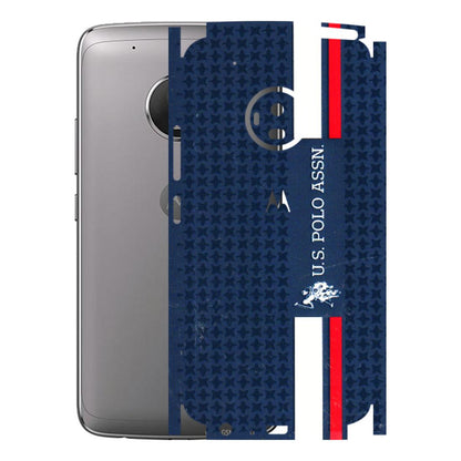 Motorola Phone Skins (All Models) - US POLO Designer Brand - 3D Embossed Finish (L-65) Motorola Moto G5 Plus