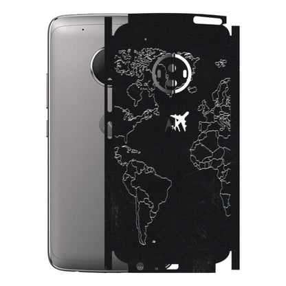 Motorola Phone Skins (All Models) - Never Ending Travel - 3D Embossed Finish (L-79) Motorola Moto G5 Plus
