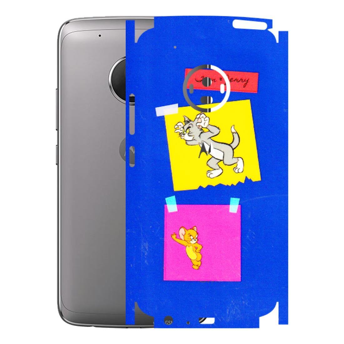 Motorola Phone Skins (All Models) - Tom N Jerry Sticky Notes - 3D Embossed Finish (L-88) Motorola Moto G5 Plus