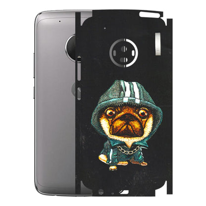 Motorola Phone Skins (All Models) - Puppy N Hoodie - 3D Embossed Finish (L-90) Motorola Moto G5 Plus