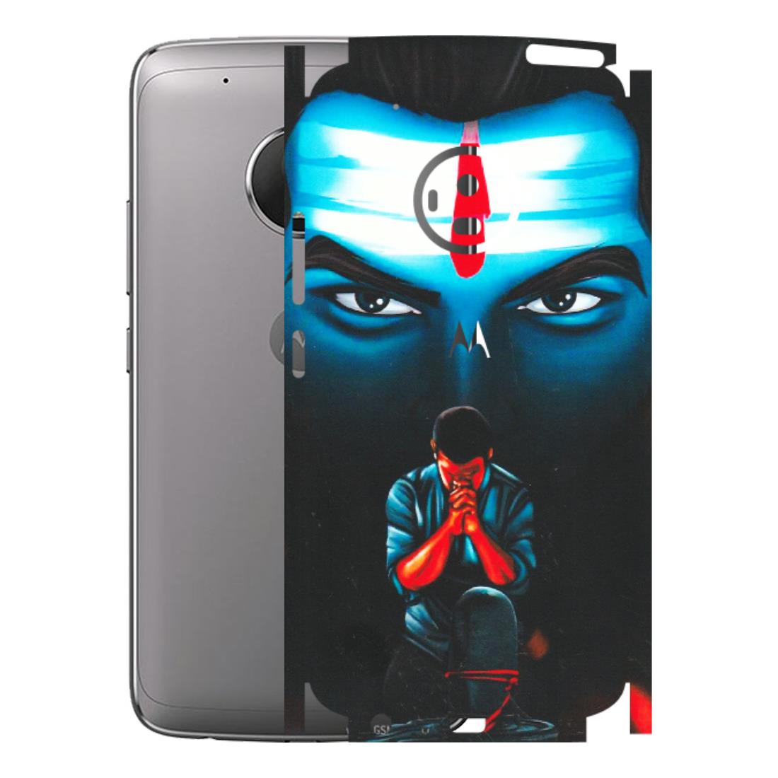 Motorola Phone Skins (All Models) - Mahakal Bhakt - Matte Finish (M-112) Motorola Moto G5 Plus