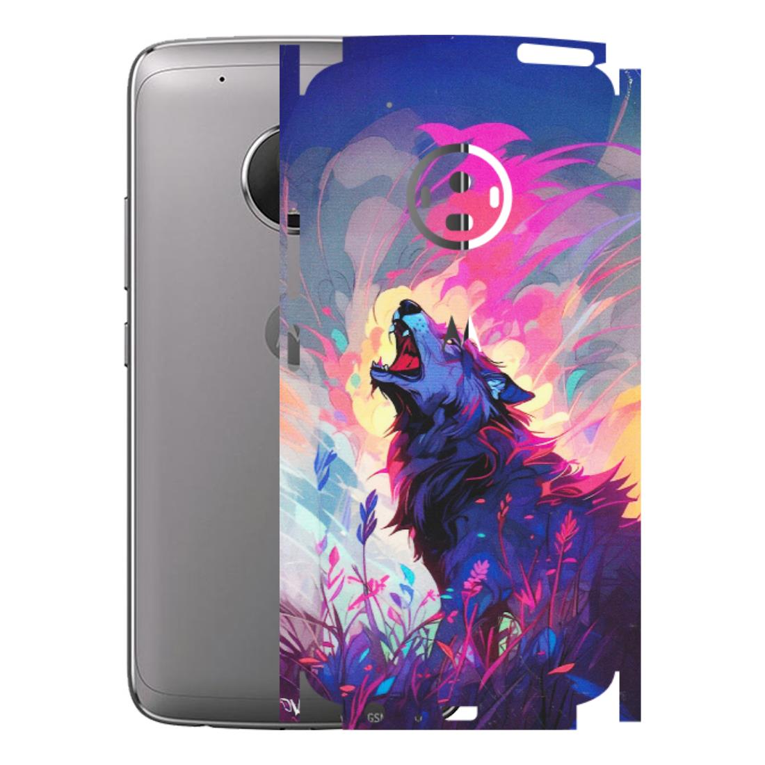 Motorola Phone Skins (All Models) - New Wild Wolf Abstract - Matte Finish (M-125) Motorola Moto G5 Plus