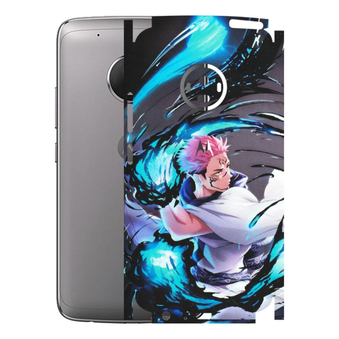Motorola Phone Skins (All Models) - New Jujutsu Kaisen Grey Blue Anime - Matte Finish (M-127) Motorola Moto G5 Plus